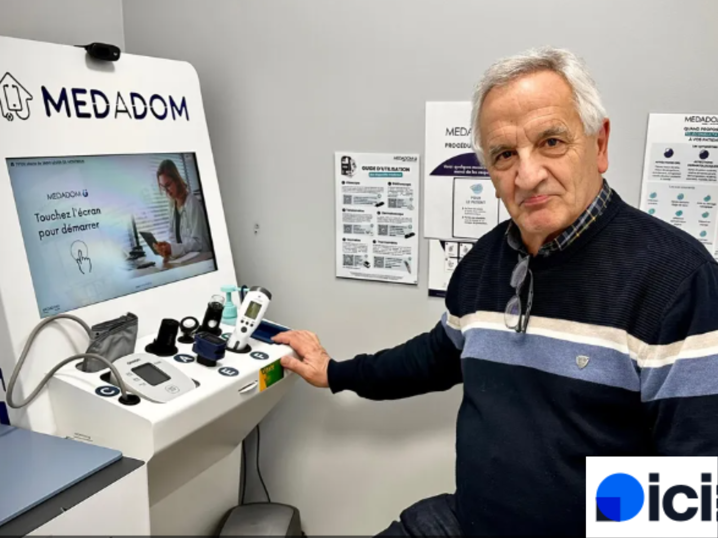 Deux-Sèvres : une cabine de téléconsultation installée dans la mairie de Saint-Léger-de-Montbrun