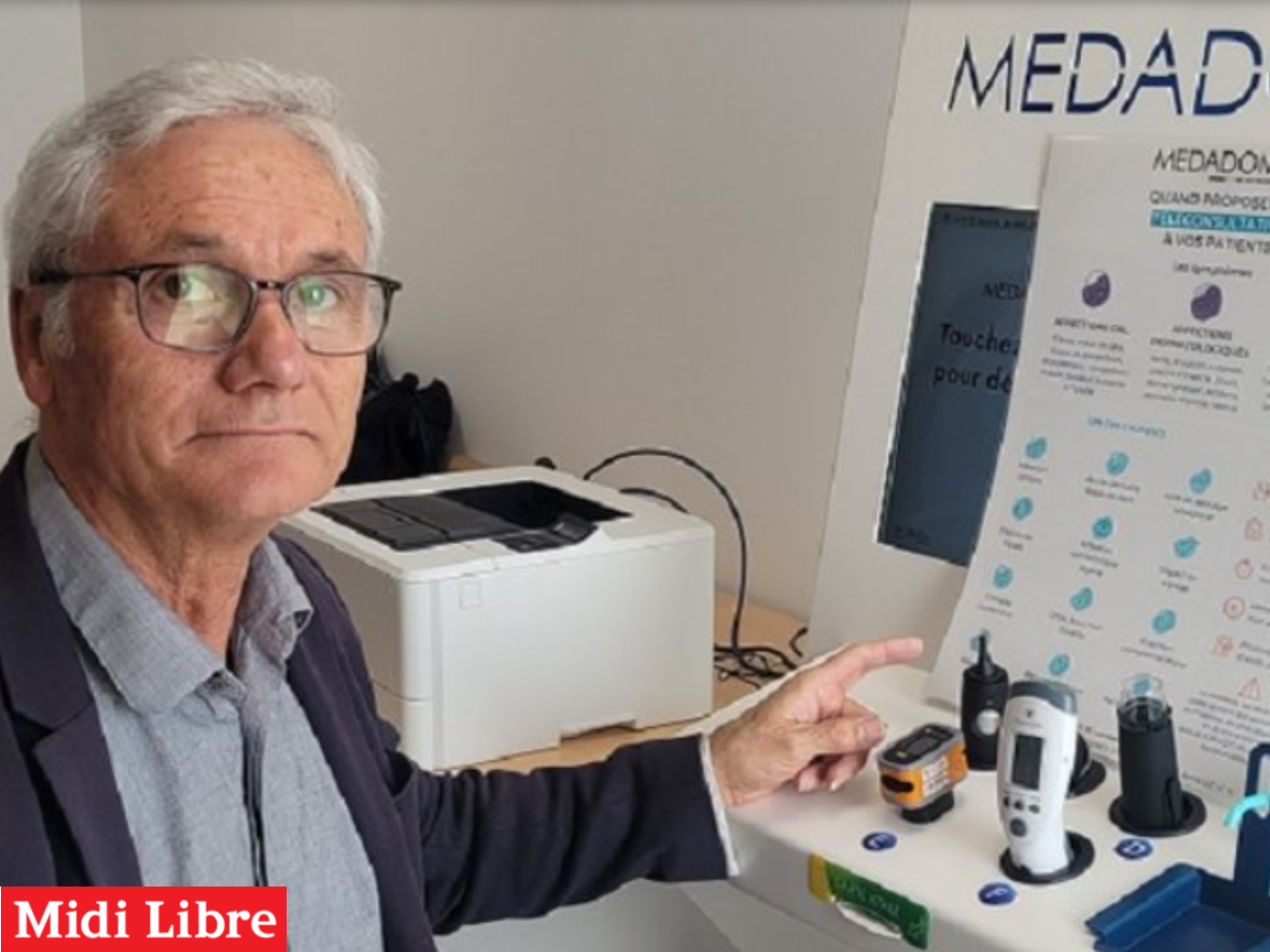 Médecine : la borne de téléconsultation est opérationnelle